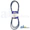 A & I Products Aramid Blue V-Belt (1/2" X 145" ) 0" x0" x0" A-A143K - alternate 1